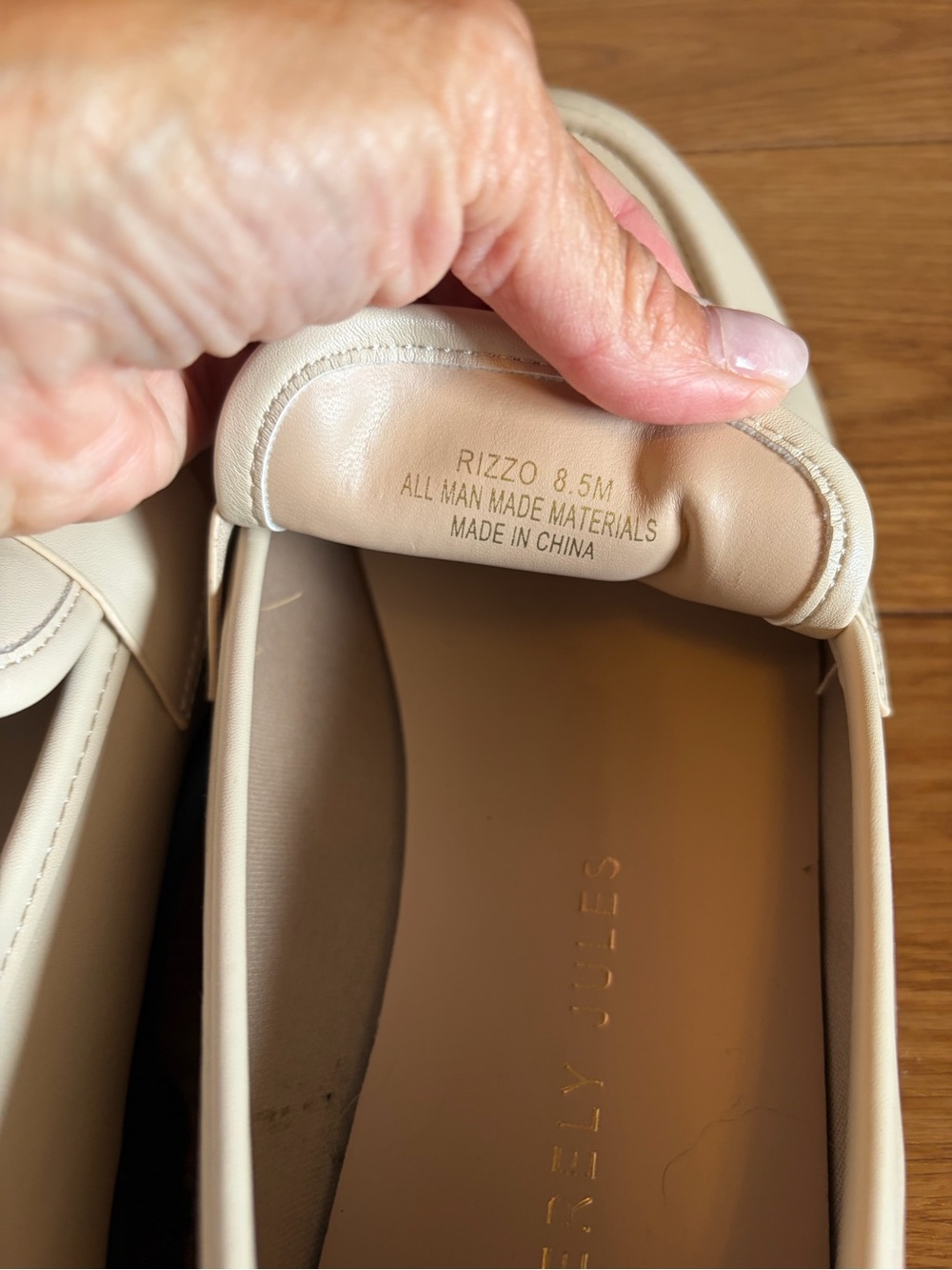 Sincerly Jules Cream Penny Loafers - Picture 6 of 6